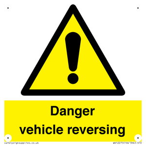 Danger Vehicles Reversing